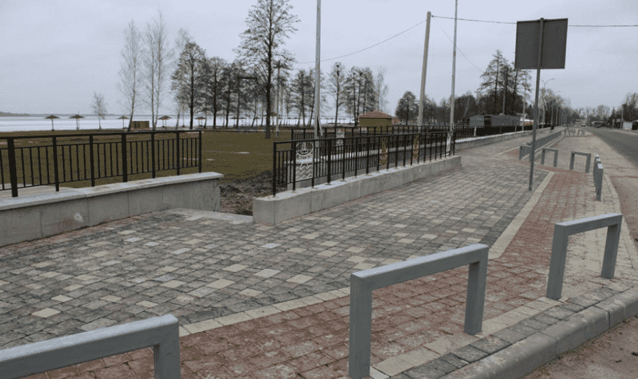 Реконструкція доріг біля озера Світязь